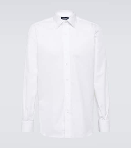 Thom Sweeney Lecce cotton poplin shirt