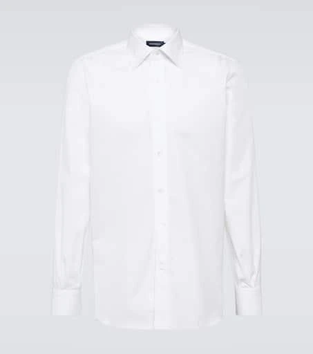 Thom Sweeney Lecce cotton poplin shirt 1