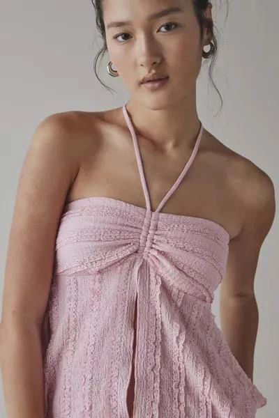 Urban Outfitters UO Eloise Convertible Tie Split-Front Tube Top 2
