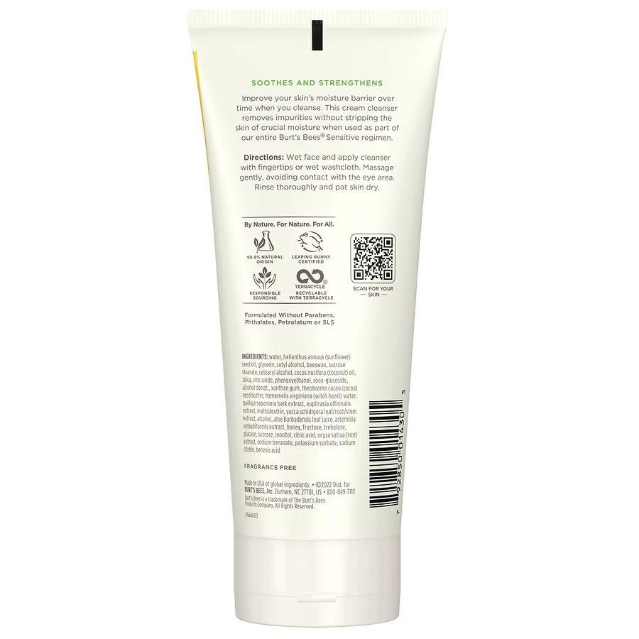 Burt's Bees Gentle Cream Cleanser with Aloe for Sensitive Skin 2