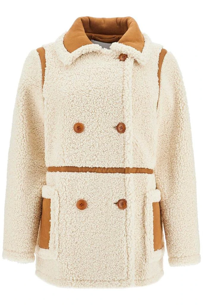 STAND STUDIO chloe faux shearling jacket 1