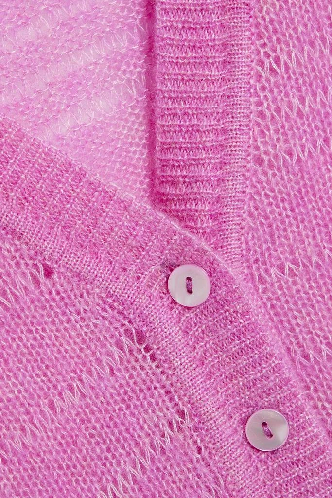 Autumn Cashmere Open-knit cashmere and silk-blend cardigan 4