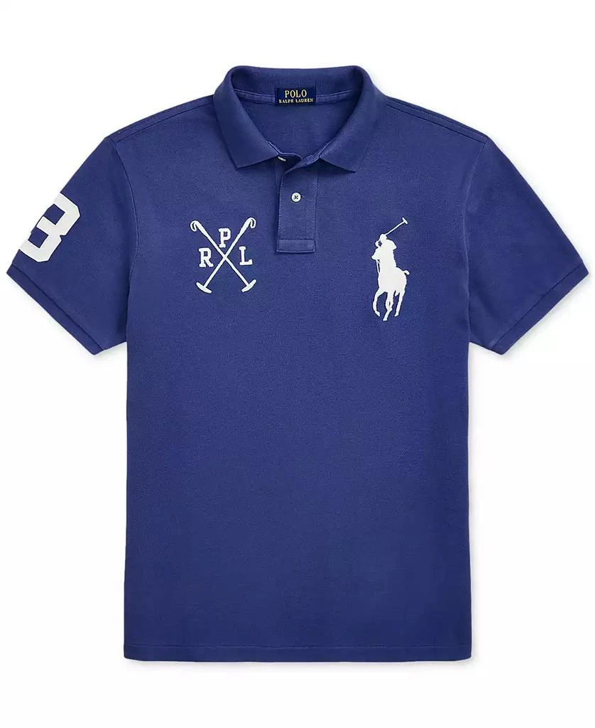 Ralph Lauren Men's Custom Slim Fit Big Pony Mesh Polo Shirt 5