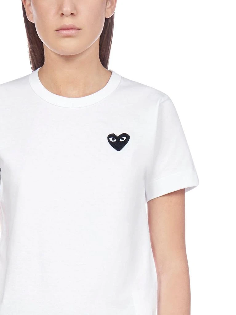 Comme des Garçons Play Comme des Garçons Play Heart Embroidered T-Shirt 5