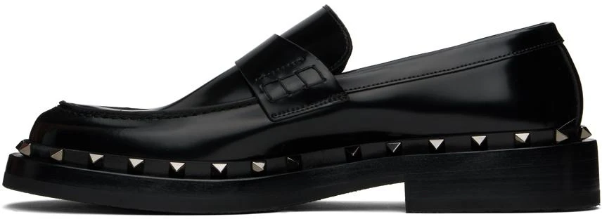 Valentino Black Rockstud M-Way Loafers 3