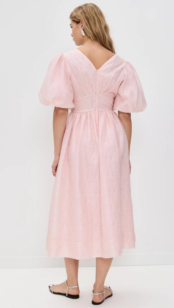 Florence Embossed Puff Sleeve Midi Dress  On Sale Now with Up to 70% Off |  Discover Exclusive Deals & Savings at BeyondStyle  Authentic Sea womens| sleeve|dress|WOMENS|puff|midi|embossed|florence|florence embossed puff  sleeve midi dress