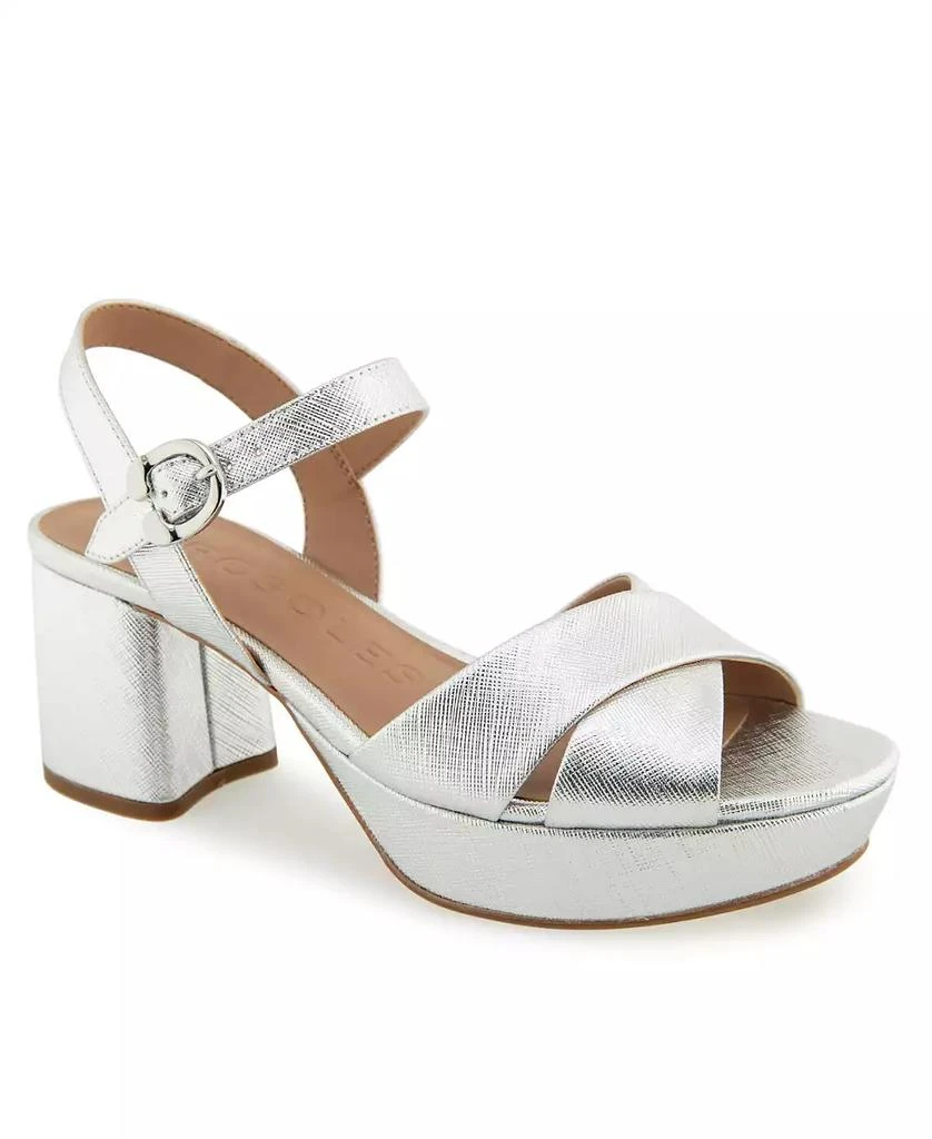 Aerosoles Women's Cosmos Round Toe Platform Sandals 1