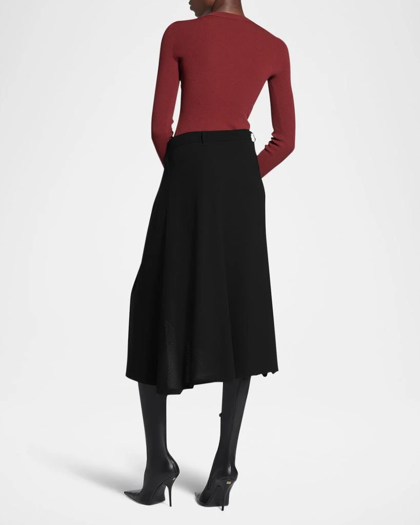 Balenciaga Draped Tailored Skirt 3
