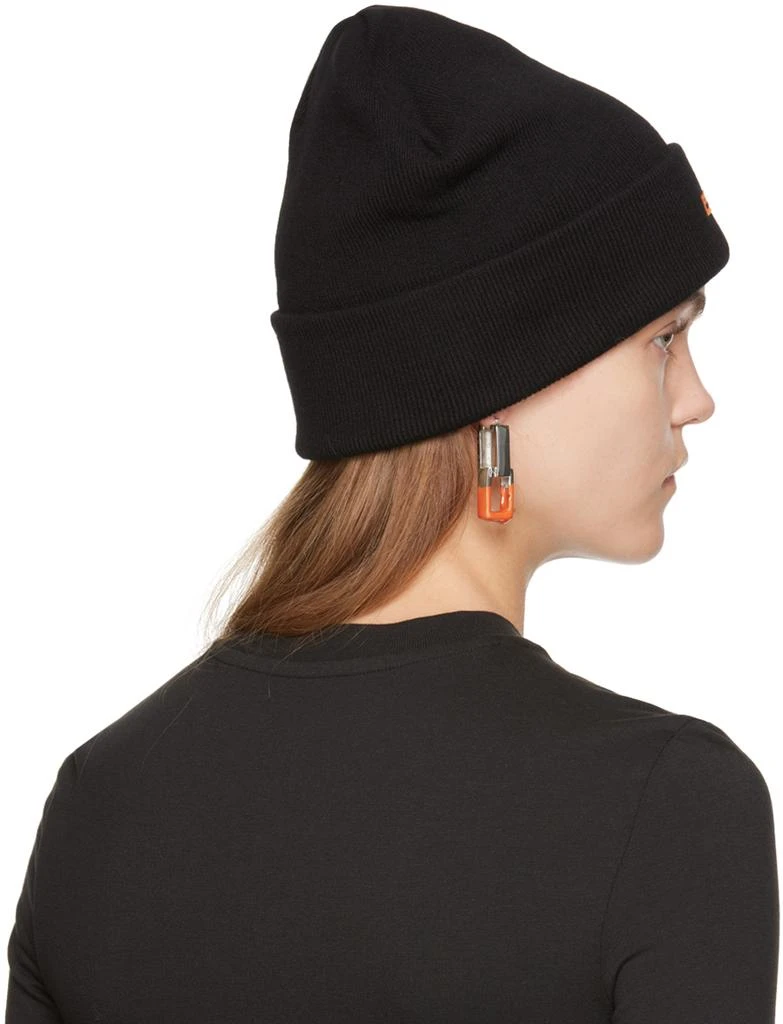 Heron Preston Black Classic Beanie 3