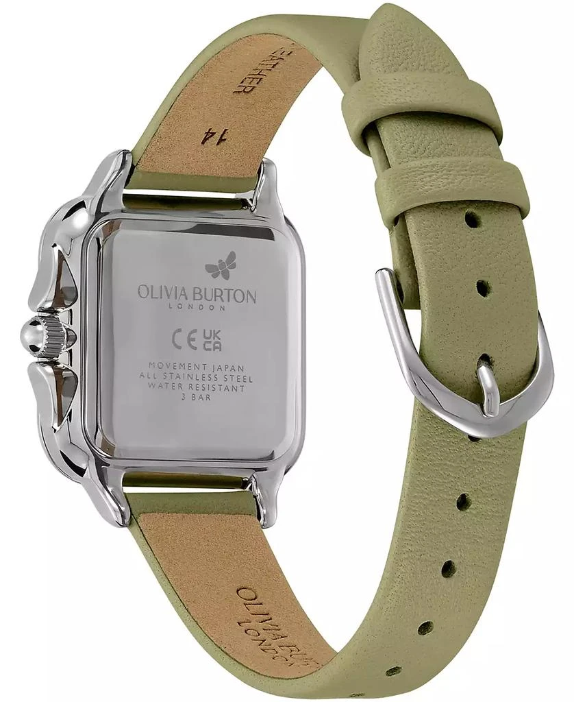 Olivia Burton Women's Grosvenor Green Leather Watch 5