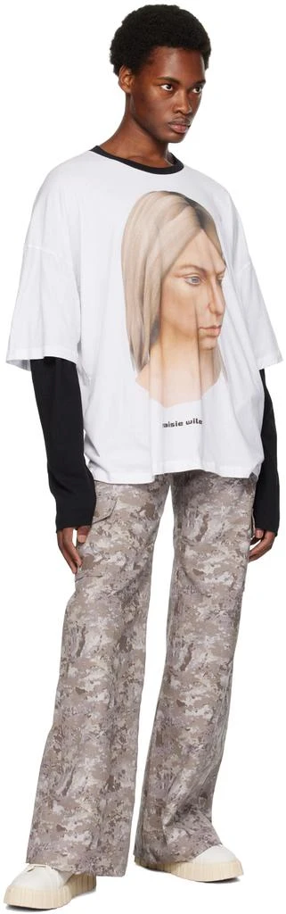 Maisie Wilen White & Black Nominee Long Sleeve T-Shirt 4