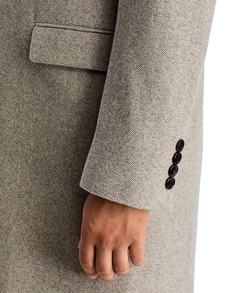 Cardinal of Canada Sutton Wool & Cashmere Herringbone Top Coat 7