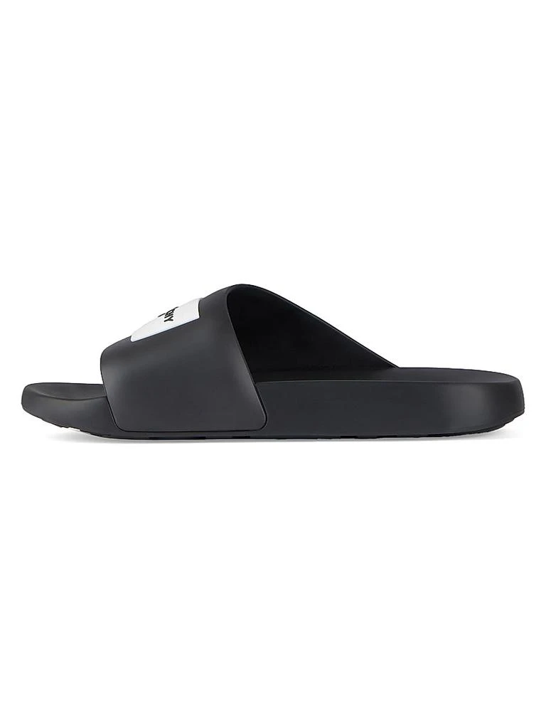 Givenchy Label Slide Flat Mules in Rubber 3