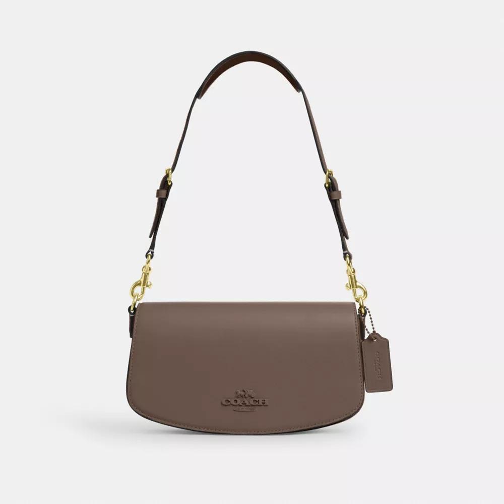 Coach Jet Refined Calf Leather Shoulder Bag - Bags - Free