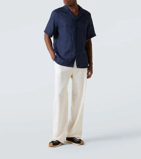 Dolce 
Gabbana DG Cushion suede-trimmed sneakers 2