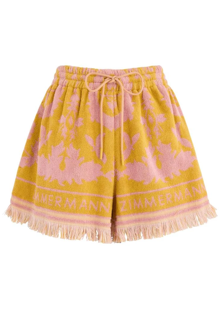Zimmermann Wylie patterned terry shorts 1