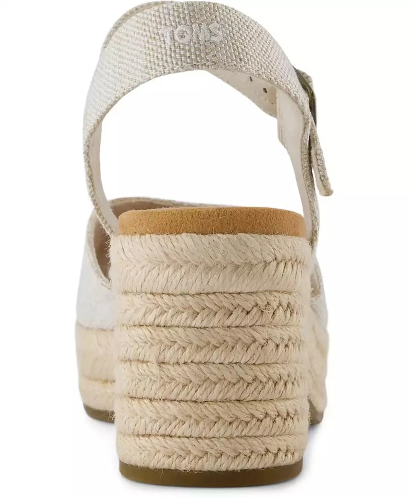 TOMS Women's Isla Peep Toe Sandals 3