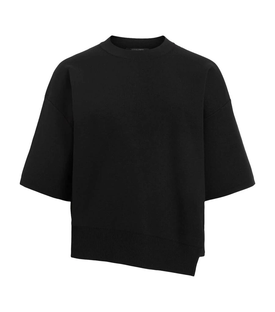ALL SAINTS Knitted Remi T-Shirt 1