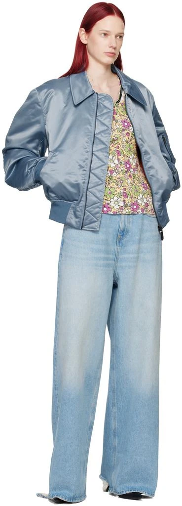 Martine Rose Blue Extended Jeans 4