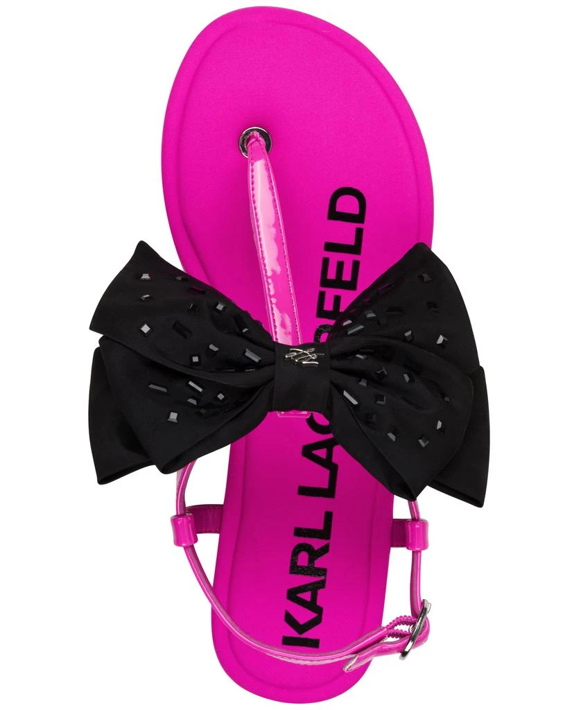 Karl Lagerfeld Paris CRISTI BOW FLAT THONG SANDAL 3