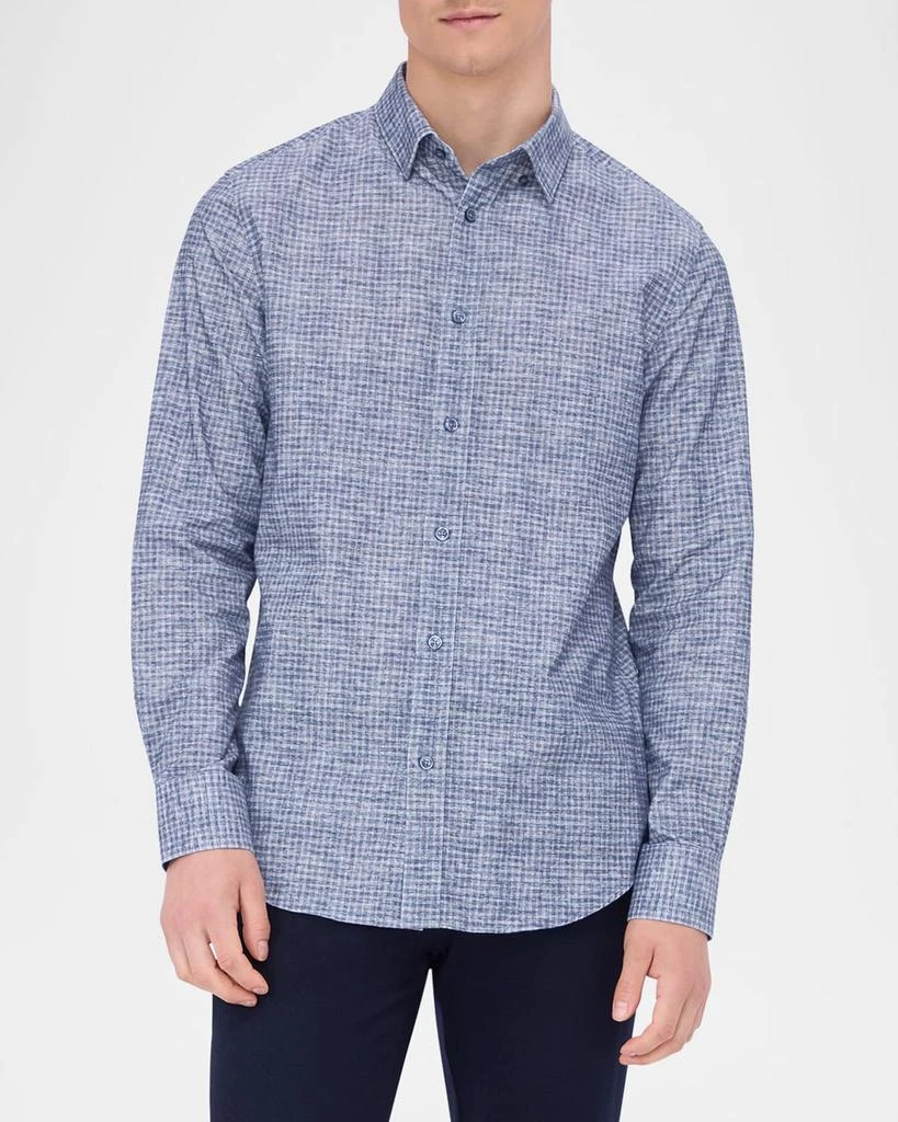 BUGATCHI Men's Karl Cotton Woven Sport Shirt 4