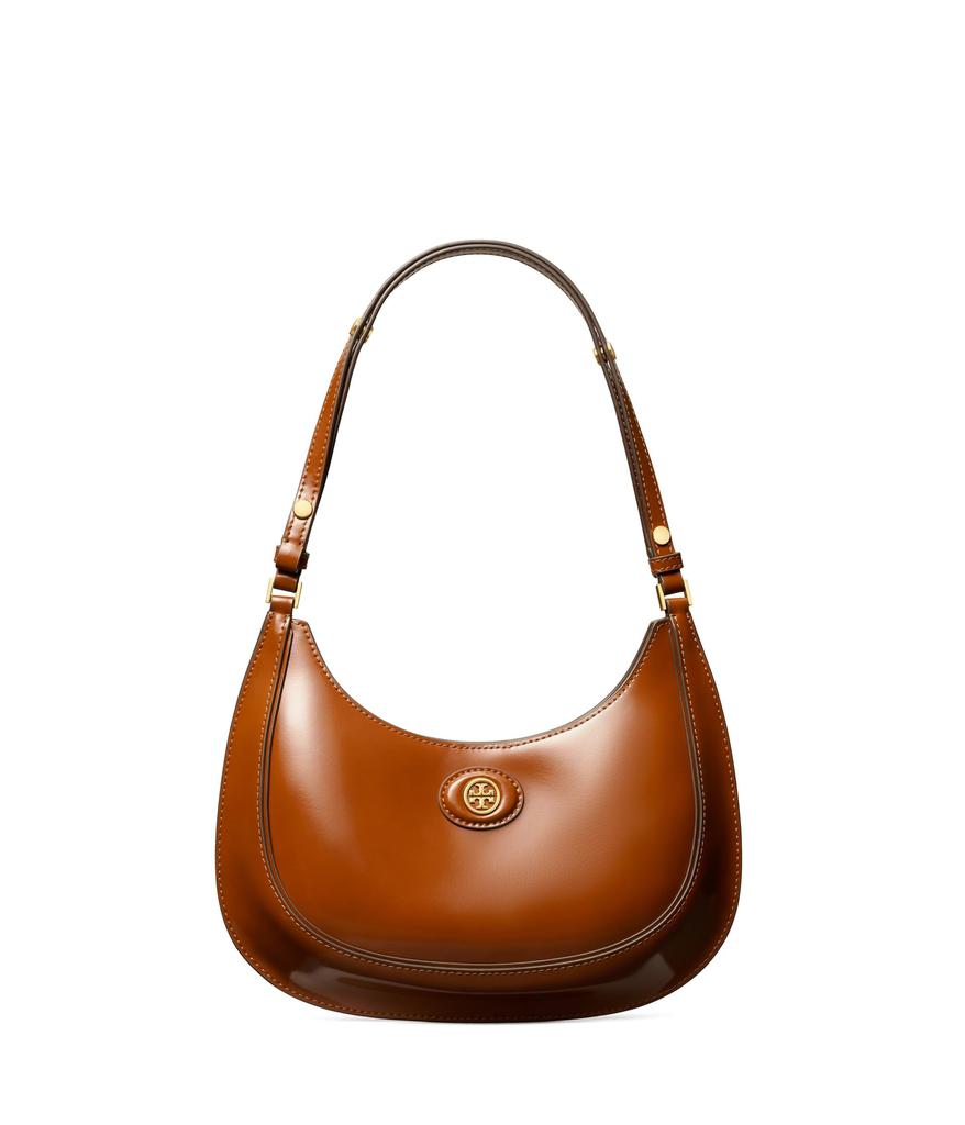 Tory Burch Robinson Spazzolato Convertible Crescent Bag