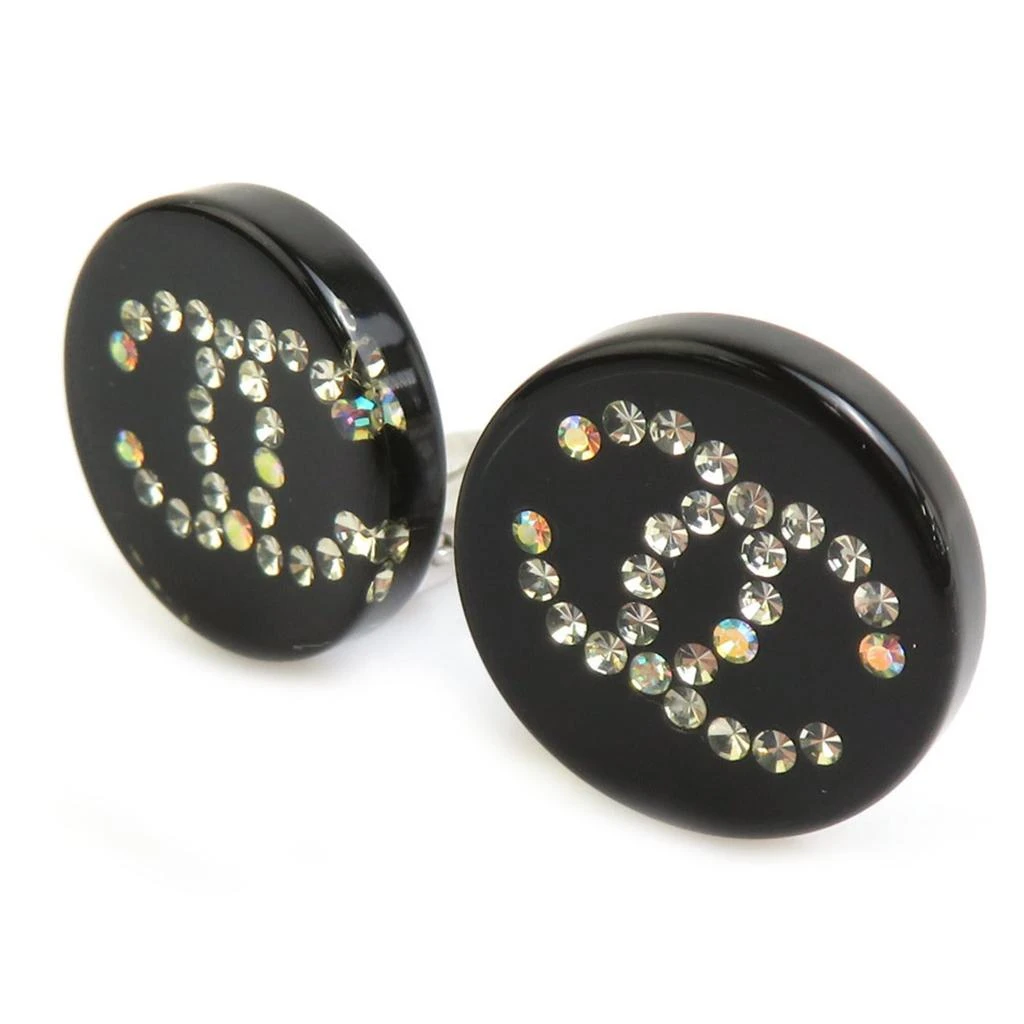 Chanel Metal Resin Clip Earrings (Pre-Owned) 2