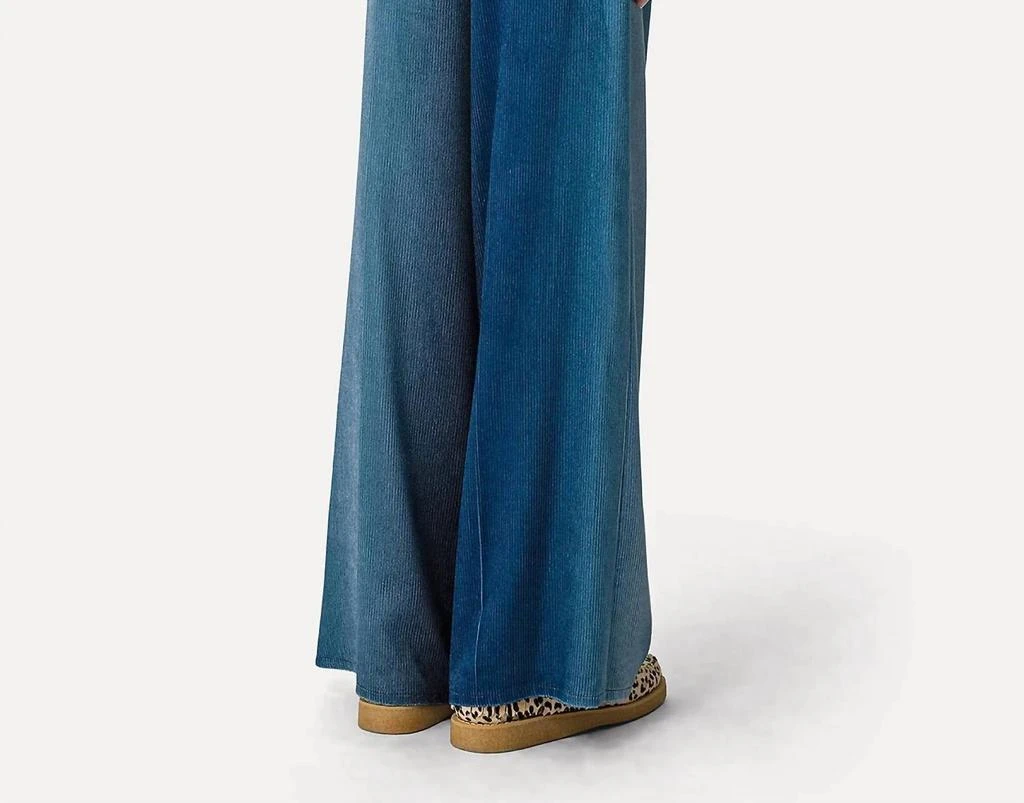 FORTE_FORTE Forte Forte - Degrade Denim Velvet Wide Leg Pant 2