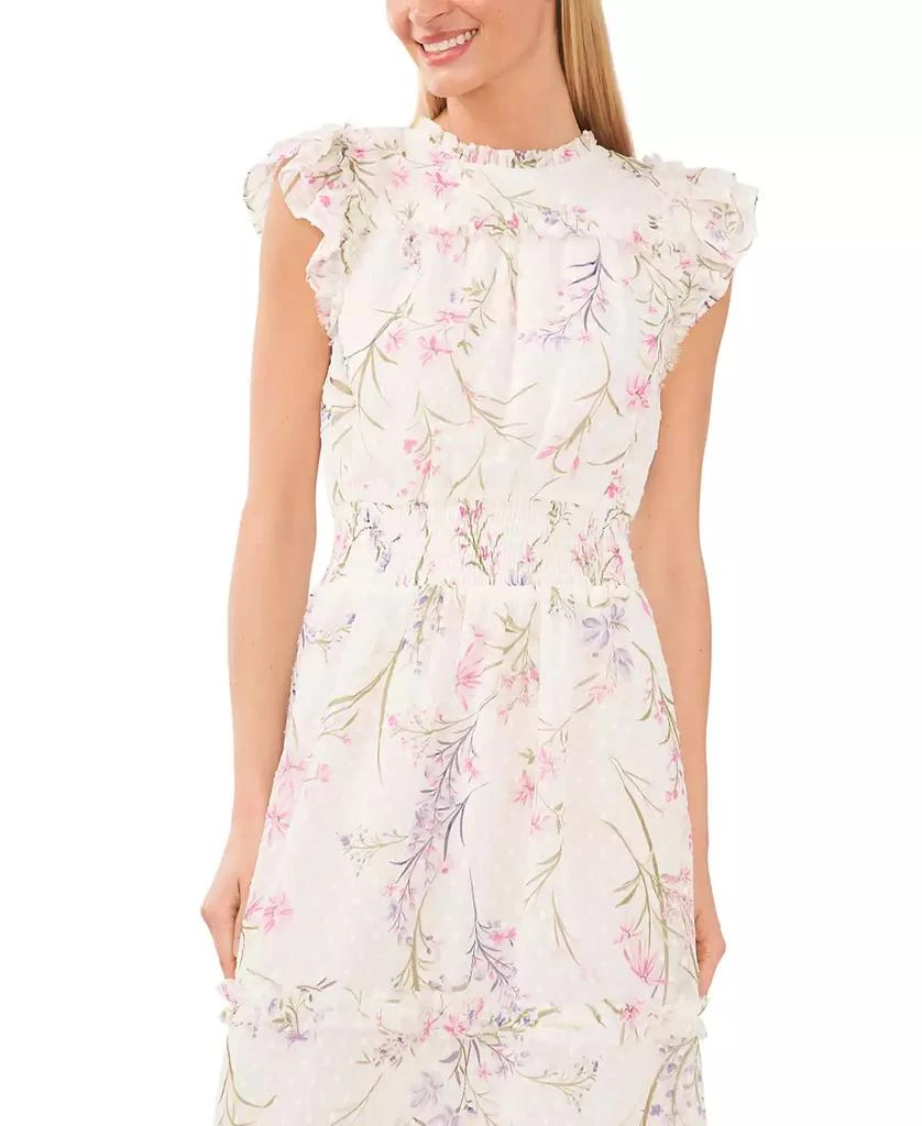 knee length dresses for ladies Women's Clementine Flutter Sleeve Midi Dress