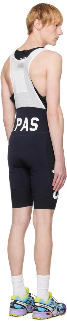 Pas Normal Studios Navy & White 'PAS' Mechanism Pro Bib Shorts 3