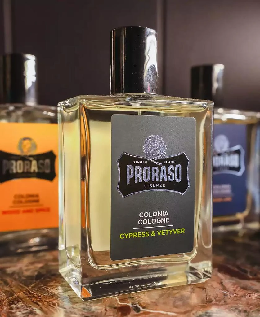 Proraso Cologne - Cypress & Vetyver Scent, 3.4 oz. 3