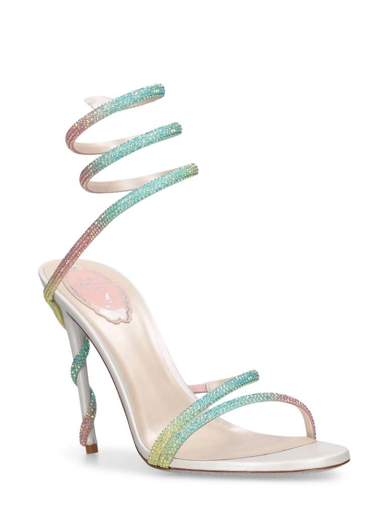 RENÉ CAOVILLA 105mm Crystal Sandals 2