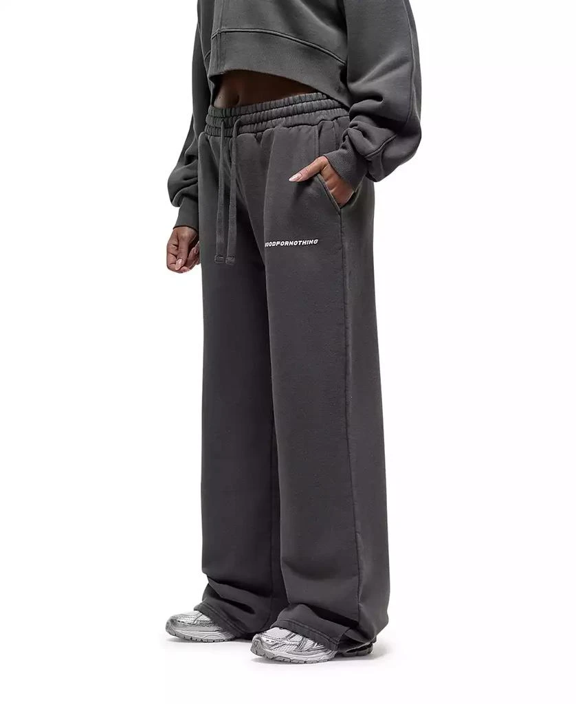 Good For Nothing Women's Vintage Grey Relaxed Joggers 2