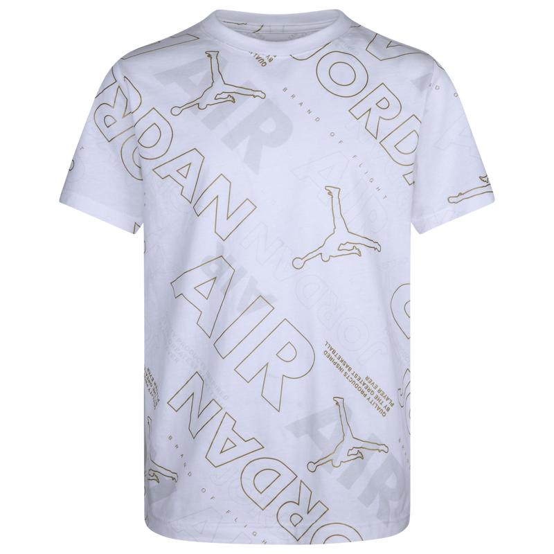 Jordan Jordan Golden Flight AOP Short Sleeve T-Shirt - Boys' Grade School