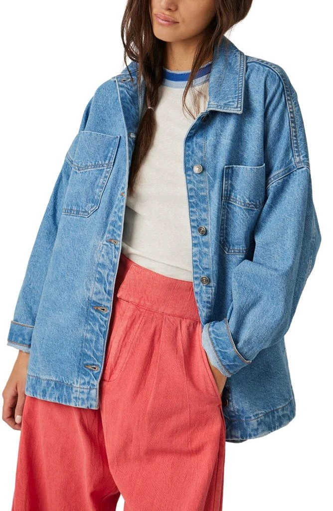 Free People Madison City Twill Jacket 1