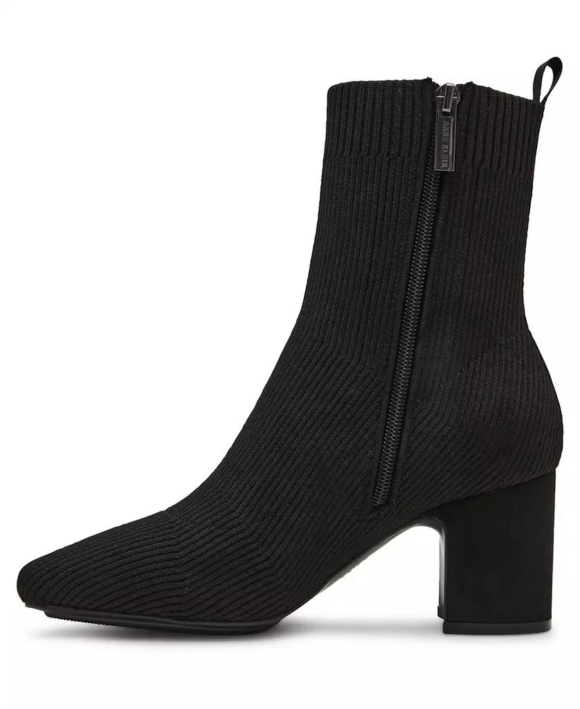 Anne Klein Women's Tessel Block Heel Knit Dress Booties 3