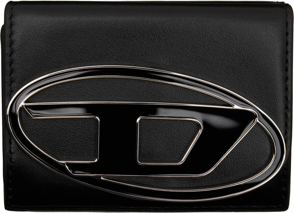 Diesel Black 1dr Tri Fold Coin Xs II Wallet