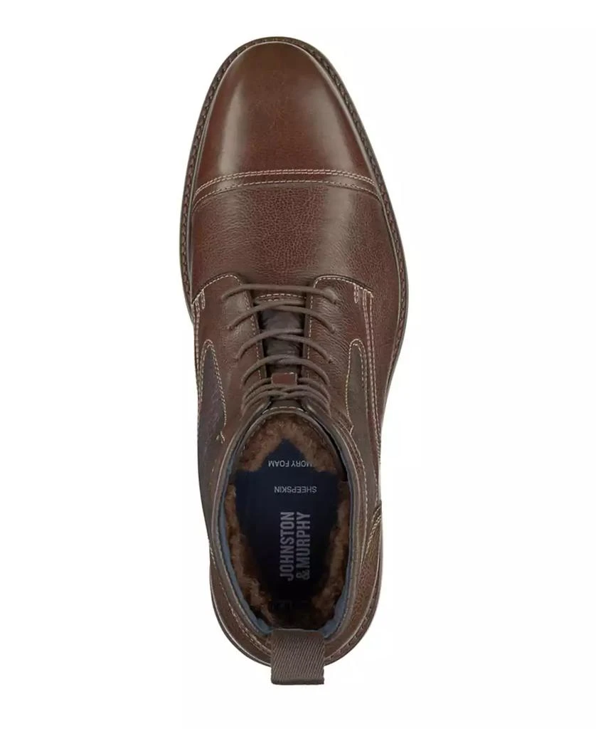 Johnston & Murphy Men's XC Flex Raleigh Cap Toe Shearling Boots 4