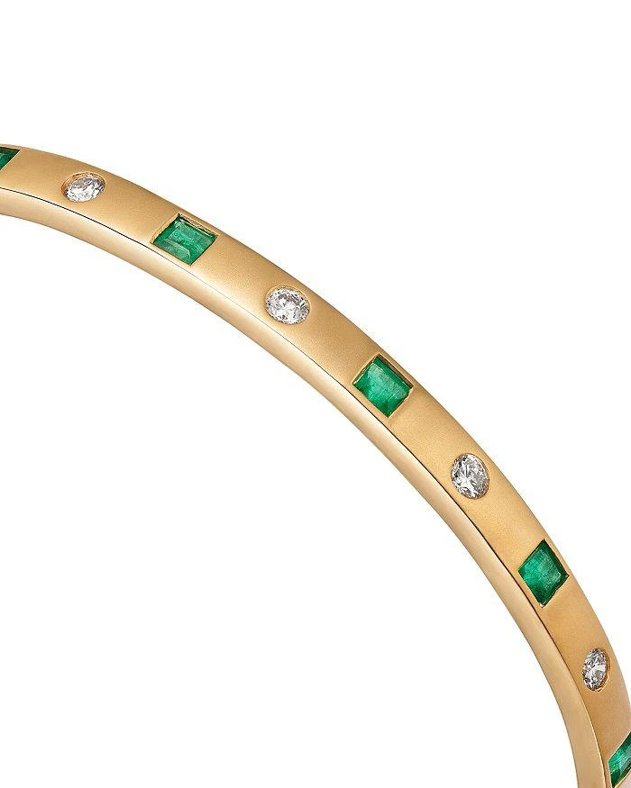 Bloomingdale
s Fine Collection Gemstone 
Diamond Bangle Bracelet in 14K Yellow Gold 3