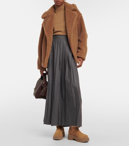 Shop Turin suede and shearling ankle boots on Sale at