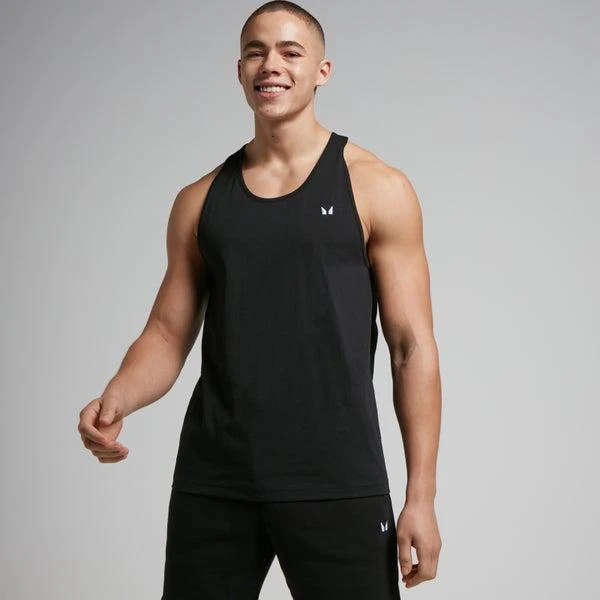 Myprotein MP Men's Rest Day Stringer Vest - Black 1