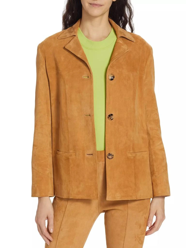 Rosetta Getty Suede Shirt Jacket 3