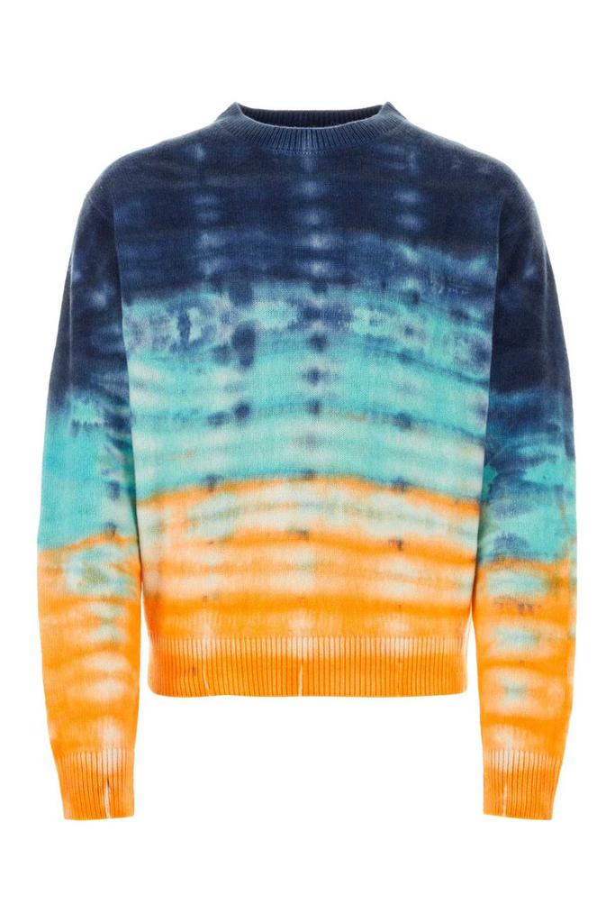 The Elder Statesman The Elder Statesman Sonar Tie-Dyed Crewneck Jumper