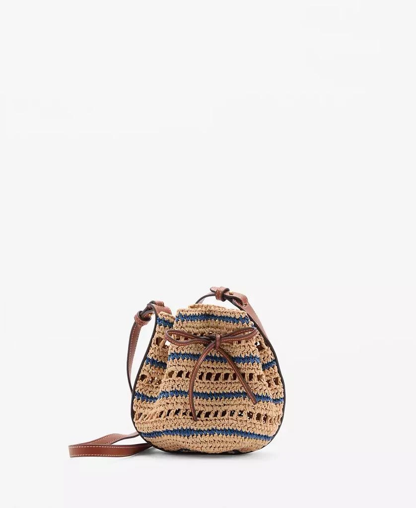 Mango Women's Combined Natural Fibre Bag 1