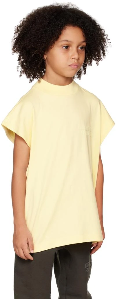 Essentials Kids Yellow Muscle T-Shirt 2
