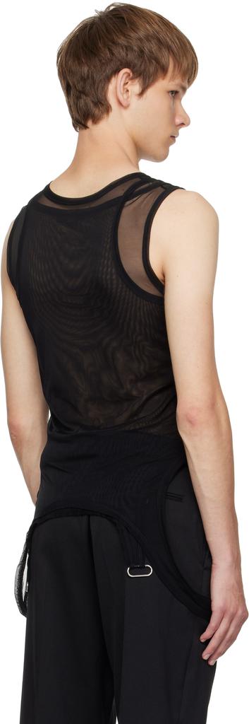 OVERNEATH / Garter Tank 072 ( Black ） OVERNEATH：GARTER TANK TOP - BLACK - ORANN ONLINE SHOP