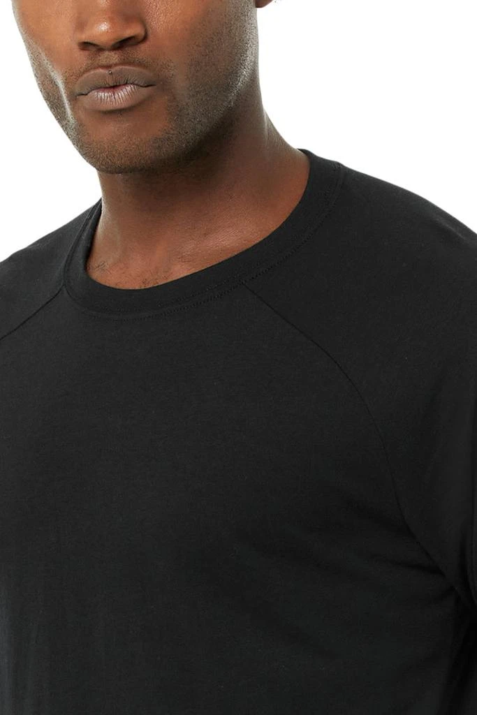 Alo Triumph Long Sleeve Tee - Athletic Heather Grey 4