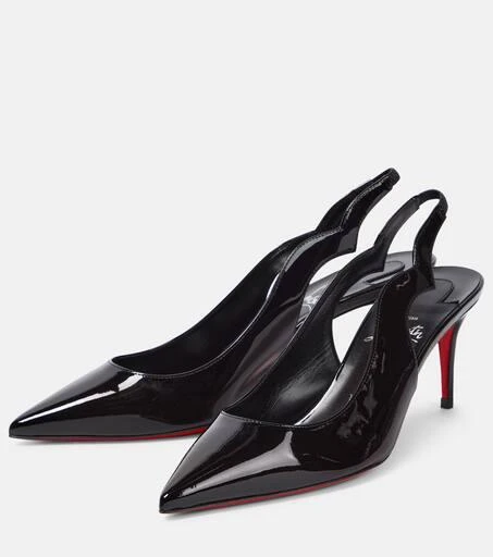 Christian Louboutin Hot Chick Sling patent leather slingback pumps 5