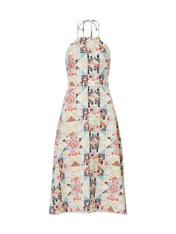Samantha Sipos Patchwork A Line Dress 4