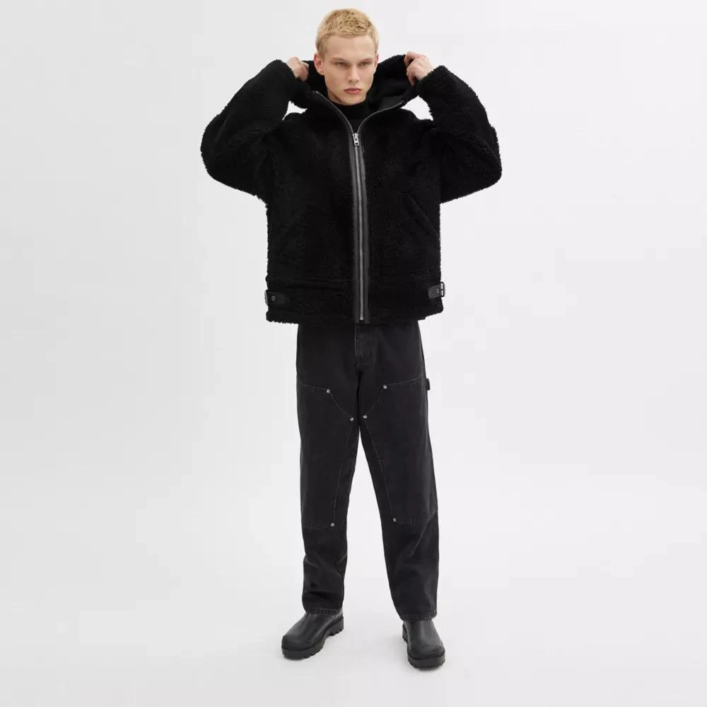 Coach Reversible Shearling Jacket 2